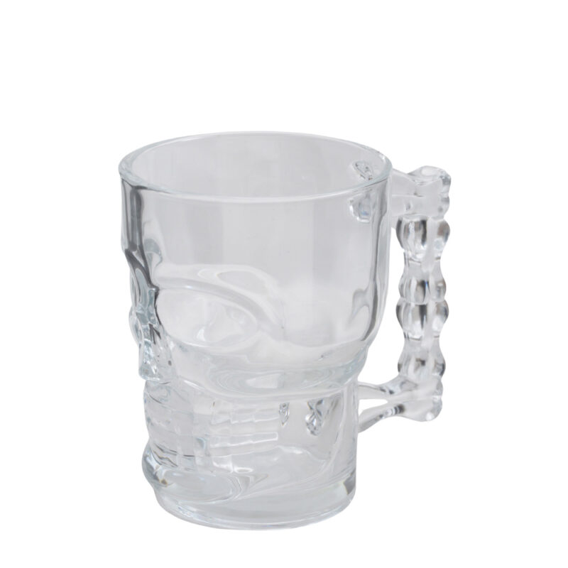 COPO P/ CERVEJA SKULL EM VD 450ML - Imagem 2