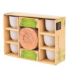 XICARA C/PIRES BB ADAGIO 90ML PORC 12PCS - Imagem 2