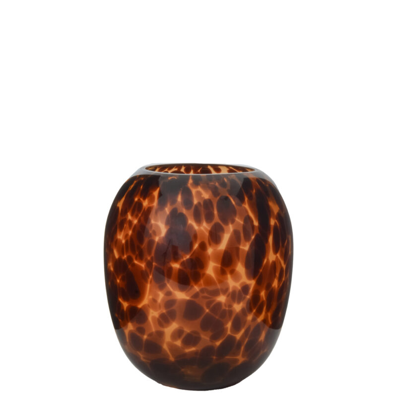 VASO ONCA 19X20X19CM VIDRO