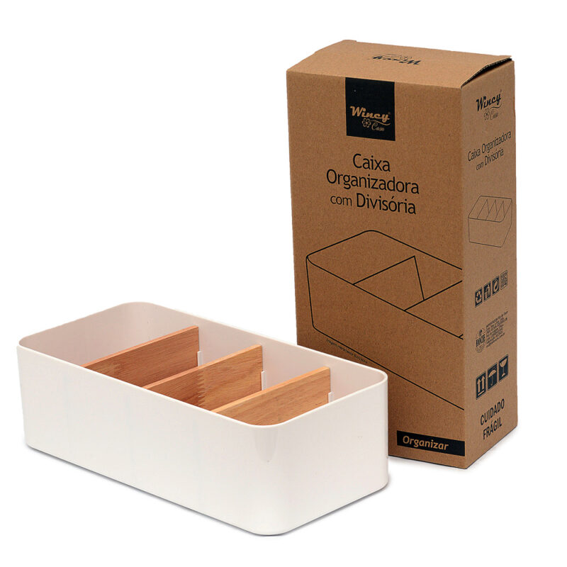 ORGANIZADOR 4 DIV ZAZZ BC 27X13 CM - Imagem 2