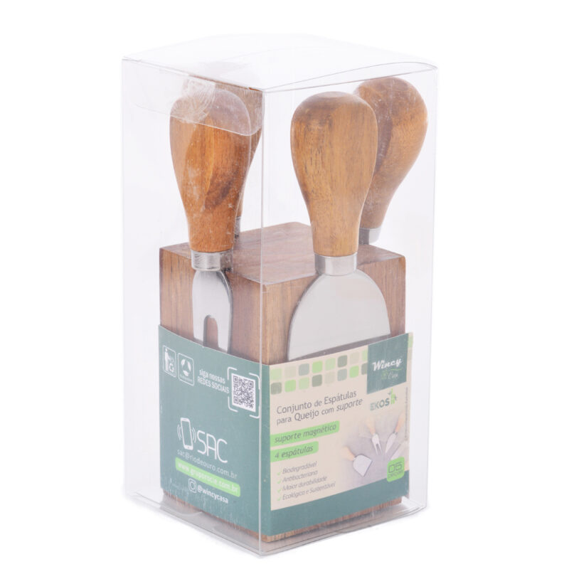 CONJ ESP QUEIJO C SUP 6X15 CM MD IX 5PCS - Imagem 2