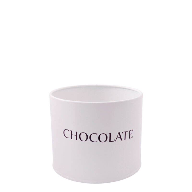 LATA EM MT CHOCOLAT BRANCA 14.5X12CM