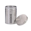 LATA HERM COOKIE PRATA 10X13X10CM INOX - Imagem 2