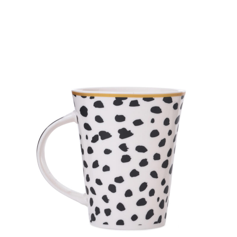 CANECA MUG VAQUINHA 370ML EM PORCELANA