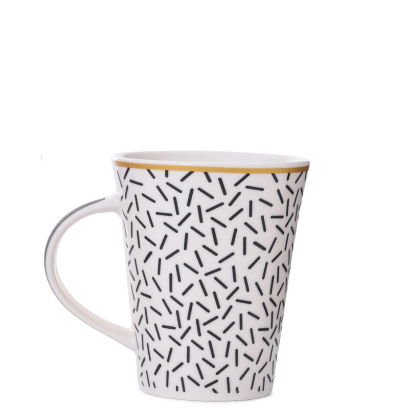 CANECA MUG GRANULADO 370ML EM PORCELANA