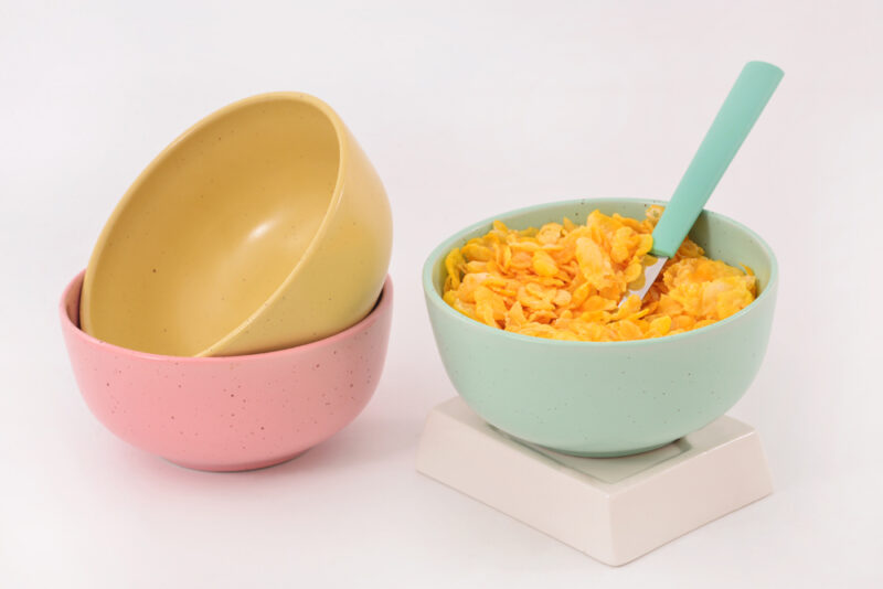 BOWL ARTISAN 450ML ROSA CERAMICA - Imagem 3
