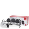 PORTA CONDIMENTO C/RACK 200ML PT 5PCS VD - Imagem 2