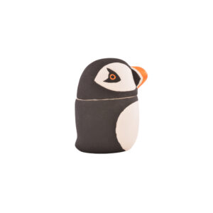 VASO C/TAMPA PINGU 13,5X17X13CM PC