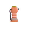 VASO C/ALCA CORDEL 21X27X13CM TERRACOTA - Imagem 3