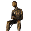 ESCULTURA LEWIS 12X48X6,4CM RESINA - Imagem 3