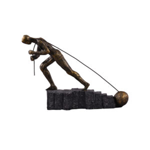 ESCULTURA LEWIS 24X17X5CM RESINA