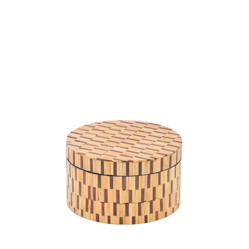 CAIXA RD DONG NAI 20X12X20CM MDF/BAMBU