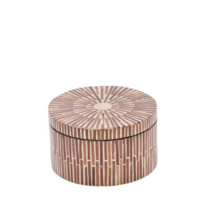 CAIXA RD GIAHN 25X14X25CM MDF/BAMBU