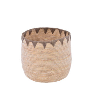 CESTO CHUONG MARROM 28X26X28CM PALHA