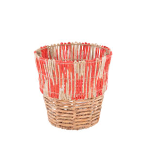 CESTO C/ALCA BAI BAC VERM 38X37X38CM PL
