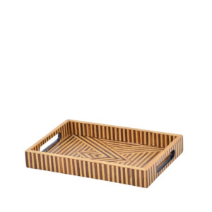 BANDEJA RT SAIGON 35X4X25CM MDF/BAMBU