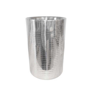 WINE COOLER LINES 12X18X12CM INOX