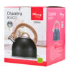 CHALEIRA BOSCO 2.5L INOX/MADEIRA - Imagem 2