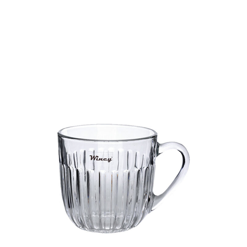 CJ XICARAS ATHENA CLEAR 280ML VIDRO 3PCS