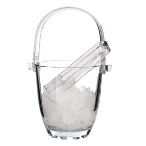 BALDE DE GELO C/ PEGADOR PARTY 825 ML VIDRO/PP