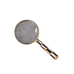 LUPA VALFENDA   DOURADO 10CM MADREPEROLA/LATAO