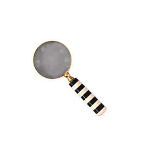 LUPA BW   DOURADO/PT BR 8CM RESINA/LATAO