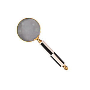 LUPA BW GAMAO  DOURADO/PT BR 8CM RESINA/LATAO