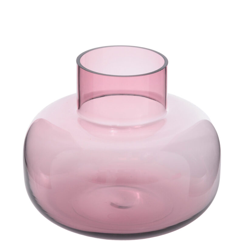 VASO VENEZA ROXO 14X16X14CM VIDRO - Imagem 2
