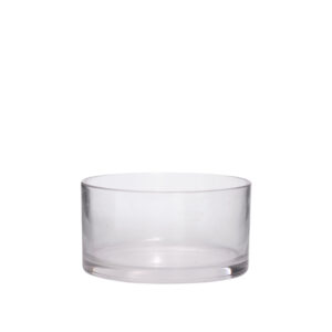 VASO CENTER TRANSPARENTE 15X8X15CM VIDRO