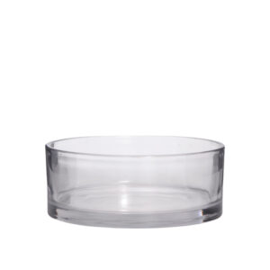 VASO CENTER TRANSPARENTE 20X8X20CM VIDRO
