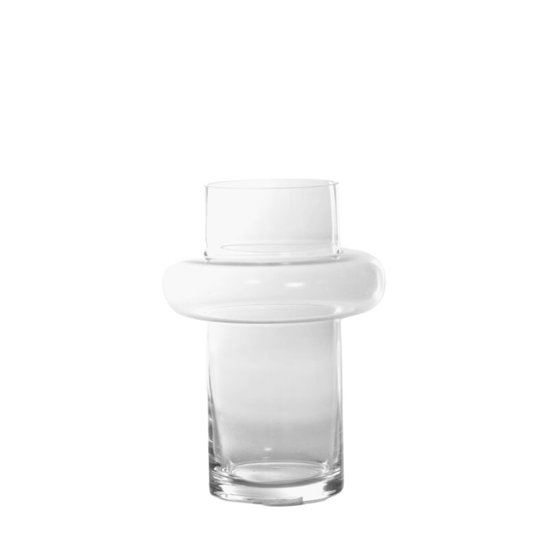 VASO GENOVA CLEAR 16X22.5CM VIDRO