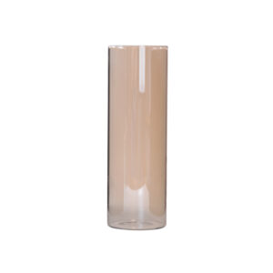 VASO UNI AMBAR FURTA COR 10X30X10CM VIDRO