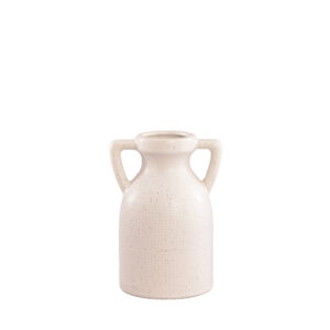 VASO SOPHIE OFF WHITE 12.5X20X12.5CM CERAMICA