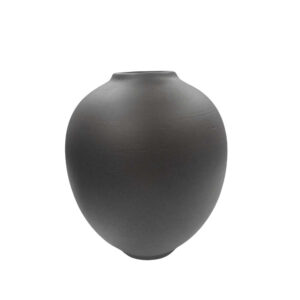 VASO EGITO PRETO 22X22X26CM TERRACOTA