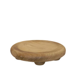 CENTRO DE MESA PAULA 35X7X35CM MADEIRA RUSTICA