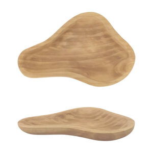CENTRO DE MESA ORGANIC 38.5X25X4CM MADEIRA RUSTICA