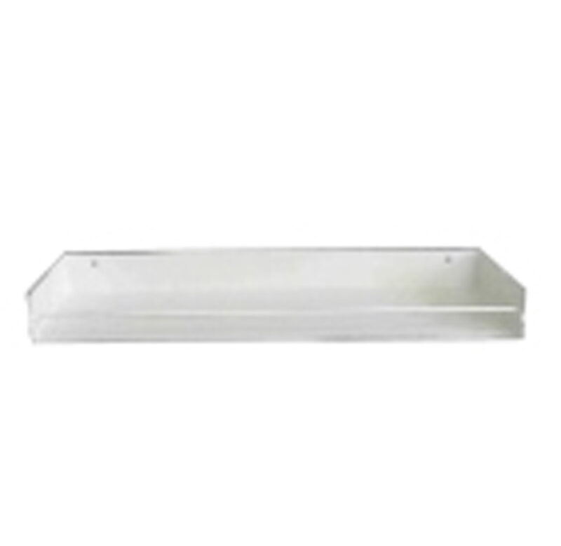 PRATELEIRA SLOT BRANCA 40X12 CM METAL