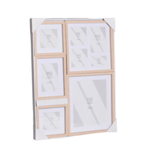 KIT 5 QUADROS YUJI AMADEIRADO MDF