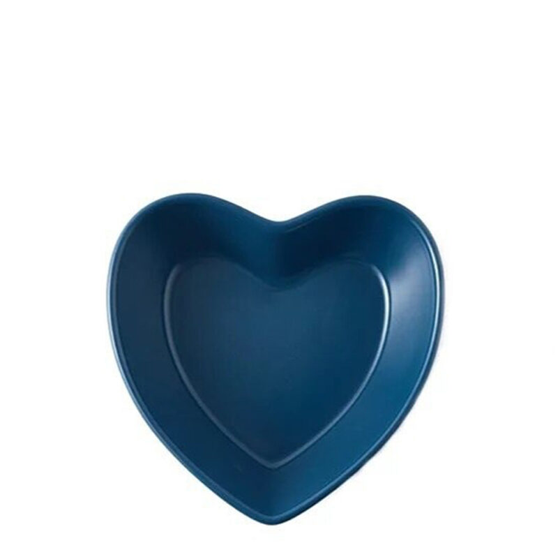 BOWL CORACAO GOURMAND AZUL ESCURO 20X6X20CM CERAMICA