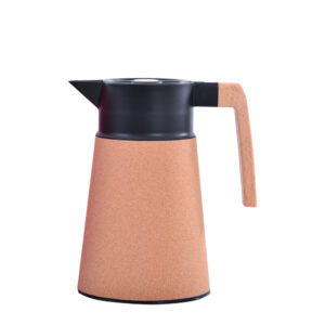GARRAFA TERMICA OASIS 1L PRETA PLASTICO/CORTICA